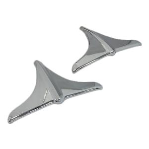 KURYAKYN(クリアキン) 015614 リアフェンダーアクセント クローム FOR トライク ...