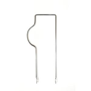 センタン工業 28インチ 前用バスケットステー(ブロックカゴ脚)CP KADB809S-CP 自転車 カゴ足