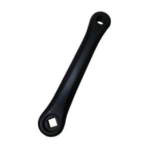 シキシマ 自転車 クランク単体 アルミクランク 右 ブラック ブラック