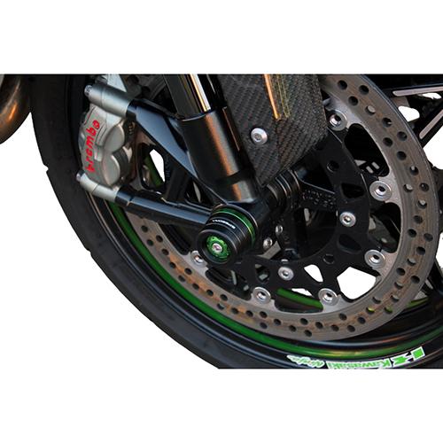 SPEEDRA フロントアクスルスライダー ブルー AASKA01FBE バイク 外装