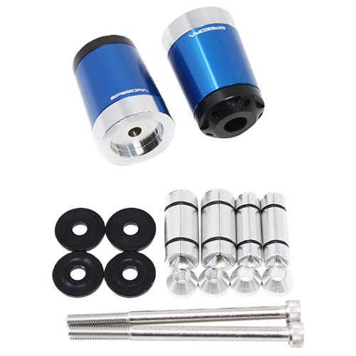 SPEEDRA ヘビーウェイトハンドルバーエンドスライダー ブルー ABEOL01BE バイク