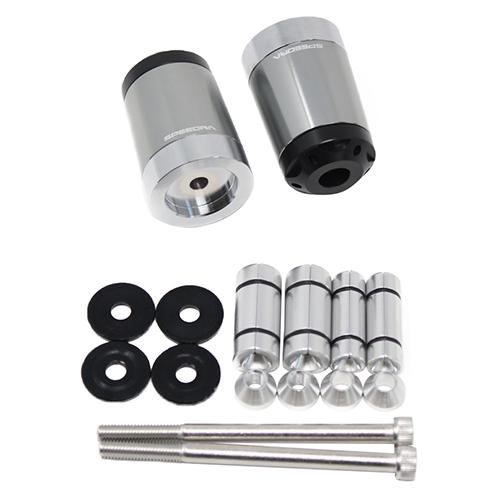 SPEEDRA ヘビーウェイトハンドルバーエンドスライダー チタン ABEOL01TM バイク