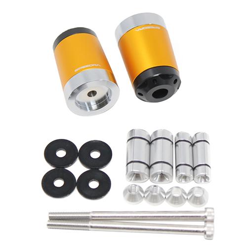 SPEEDRA ヘビーウェイトハンドルバーエンドスライダー マットゴールド ABEOL01MGD バ...