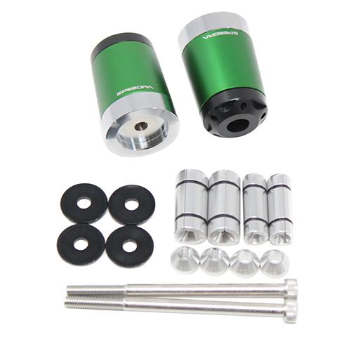 SPEEDRA ヘビーウェイトハンドルバーエンドスライダー マットグリーン ABEOL01MGN バ...