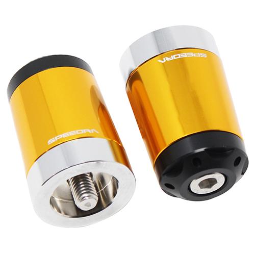 SPEEDRA ヘビーウェイトハンドルバーエンドスライダー ゴールド ABEKL01GD バイク