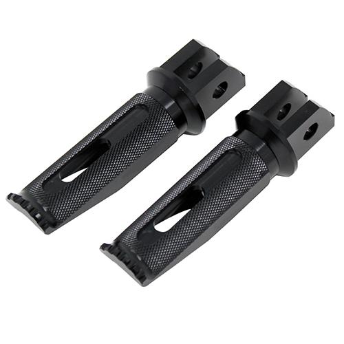 SPEEDRA アルミ削り出しタンデムステップ レーシングタイプ パッセンジャー用 ブラック/ブラッ...