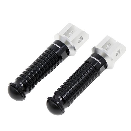 SPEEDRA アルミ削り出しタンデムステップ スタンダードタイプ パッセンジャー用 シルバー/ブラ...