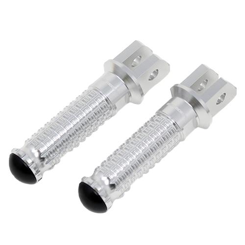 SPEEDRA アルミ削り出しタンデムステップ スタンダードタイプ パッセンジャー用 シルバー/シル...