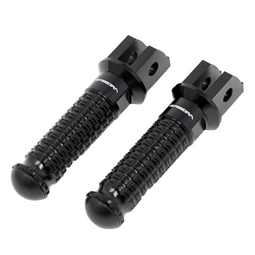 SPEEDRA アルミ削り出しタンデムステップ スタンダードタイプ パッセンジャー用 ブラック/ブラ...