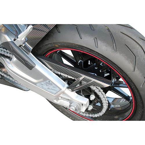 SPEEDRA チェーンガード ドライカーボン 平織り/艶あり CBM0608PG バイク