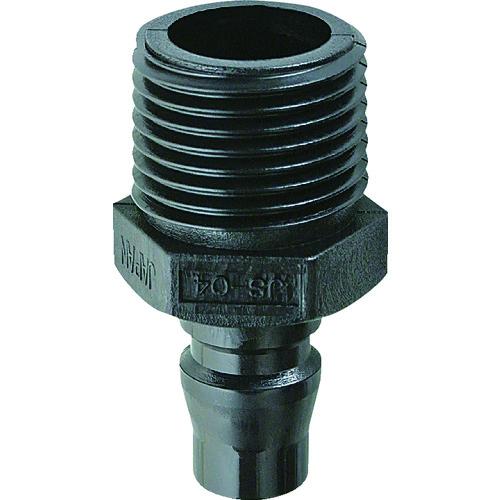 ジョプラックス 樹脂プラグ 相手側取付Rc1/2 めねじ取付用 JS04 エアカプラ・継手