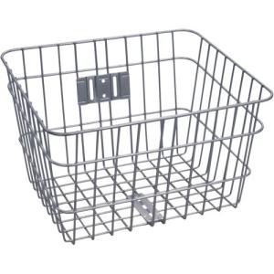 センタン工業 アルミダスF300アルミ前カゴ ホワイト 取付金具付 SSK