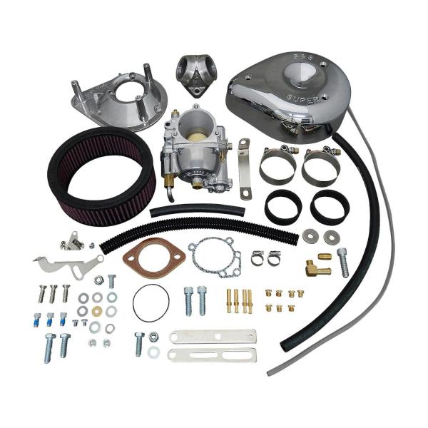 S&amp;S CYCLE Eキャブ 79-84年ショベル用 11-0411 バイク キャブレター