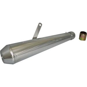 GUTSCHROME メガフォンマフラー 38.5-45φ 8500-0907 バイク フルエキゾーストマフラー