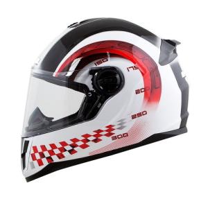 LS2 バイク フルフェイス F-KIDS ホワイト/レッド KIDS＆LADYS M ホワイト/レッド フルフェイスタイプ