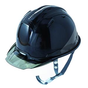 C’s CLUB(シーズクラブ) 作業・保安用品 リフレクションスケルトンバイザーヘルメットC1 型 ブラック F 0380｜partsdirect