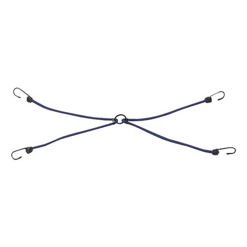 キャプテンスタッグ ストレッチコード 80cm×9mm フック4個付 M-7445 アウトドア用品 ...