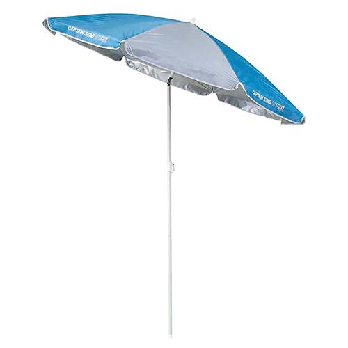 キャプテンスタッグ ビューシーズンUVカットパラソル80cm ブルー×シルバー M-1566 アウト...