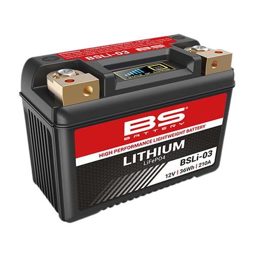 BSバッテリー BSLi-03(YTX7A-BS、GT9B-4互換)(リチウムイオンバッテリー) バ...