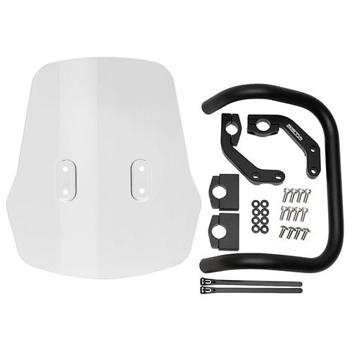 ZETA(ジータ) アドベンチャーウインドシールド ライトスモーク CRF250L/M F6158 ...