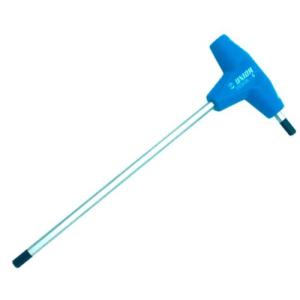 UNIOR 整備用品 六角棒レンチ 607164 Tハンドルヘックスレンチ 4mm ブルー ブルー