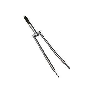 シキシマ 前ホーク27 ヘッド200mm ブルー 自転車 フロントフォーク