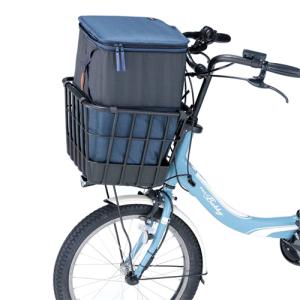 川住製作所 自転車 バスケットカバー 2段式インナーカバー フロントタイプ KW-850NV ネイビー KW-850NV