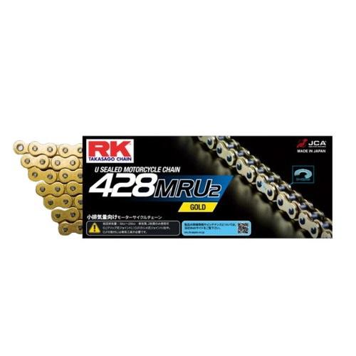 RK Japan MRUシリーズ GC428MRU2-130L Uリング ゴールド バイク チェーン