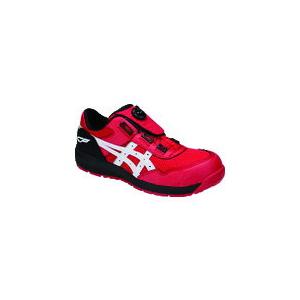 新品/asics WINJOB CP219 24cm レッド/ホワイト ASICS（アシックス） 安全靴 WINJOB ウィンジョブ CP219 BOA 1273A092
