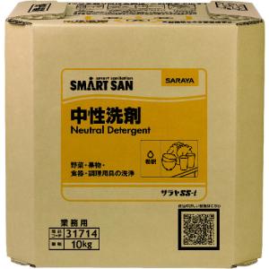 サラヤ 衛生用品 中性洗剤 サラヤSS-I 10kg八角BIB｜partsdirect