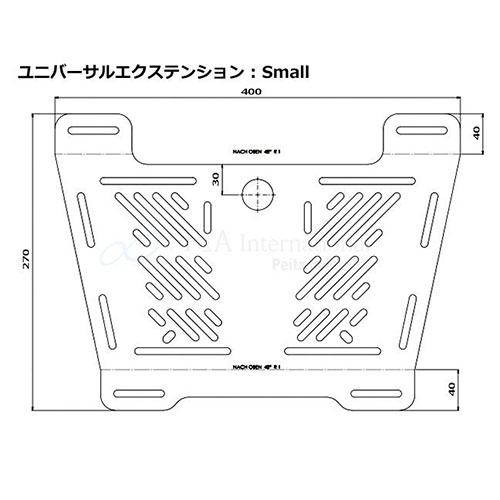 HEPCO&amp;BECKER Speedrack/EVO用拡張プレート(UniversalExtensi...