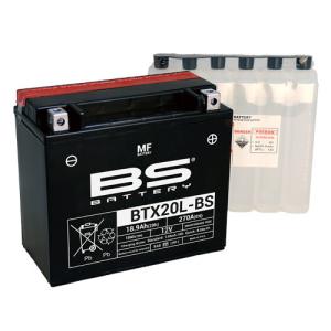 BSバッテリー(ビーエスバッテリー) バイク バッテリー BTX20L-BS(YTX20L-BS 互換) 液別 密閉型MFバッテリー｜partsdirect