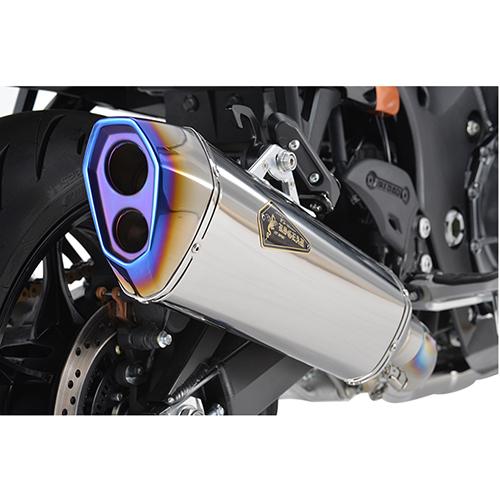 R’s Gear(アールズギア) GT SPEC フルエキゾースト ツイン マフラー チタンポリッシ...