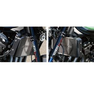 Z900RS用　ストライカー　カーボンラジエターサイドシュラウド　左右セット STRIKER（ストライカー） ラジエター サイドシュラウド Z900RS 平織