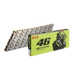 ◎整備済実働♪V-LINK125SR 新品交換多数！ DID(大同工業) VR46コラボチェーン 525VR/46-110L ZJ(カシメ) シルバー