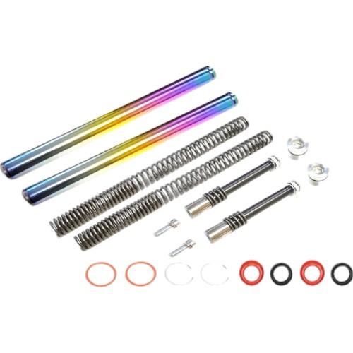 NCY フロントフォークインナーチューブセット N-17 チタンカラー マジェS/SMAX/FORC...