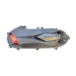 KOSO軽量クランクケースカバーType2 レッド シグナスX4型/5型 SEA5J