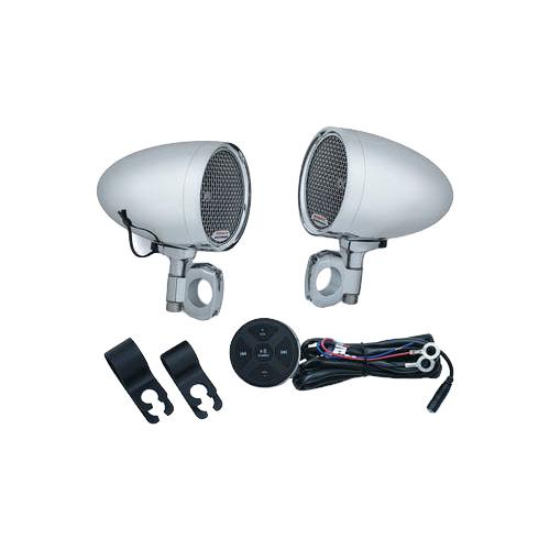 KURYAKYN(クリアキン) ロードサンダースピーカーポッド クローム 2712 バイク