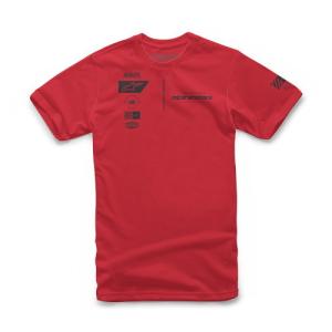 alpinestars(アルパインスターズ) バイク アパレル Tシャツ ポジション レッド L C2162｜partsdirect