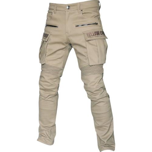 YeLLOWCORN YRP-102 ライディングストレッチデニムパンツ ベージュ 32インチ バイ...