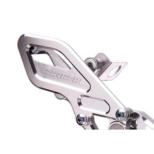 STRIKER(ストライカー) ヒールガード R Type1 STRIKERロゴ入り シルバー SS...