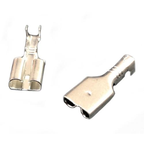 BRIDGE(ブリッジ) 平型端子(250)メス 100個入 PC-008 バイク ギボシ・圧着端子...