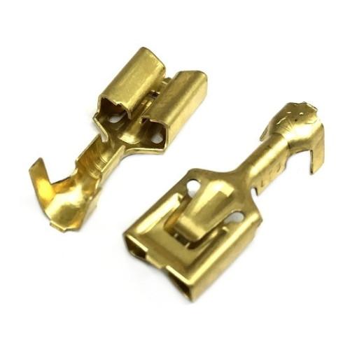 BRIDGE(ブリッジ) 平型端子(250)58コネクタX メス 50個入 PC-010 バイク ギ...