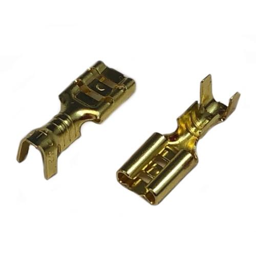 BRIDGE(ブリッジ) 平型端子(187)メス 100個入 BM-202 バイク ギボシ・圧着端子...