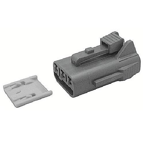 BRIDGE(ブリッジ) 060型 防水3極カプラー メス 5個入 NW-237 バイク ギボシ・圧...