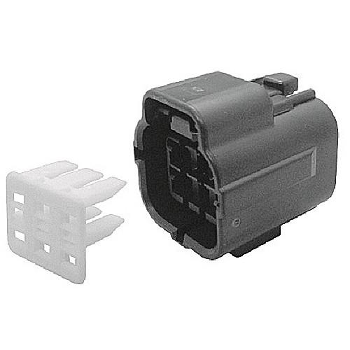 BRIDGE(ブリッジ) 070型 6極防水カプラー メス 5個入 PC-053 バイク ギボシ・圧...