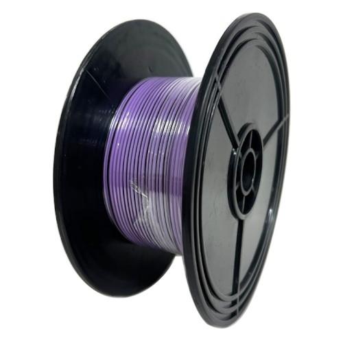 BRIDGE(ブリッジ) 配線コードライン入0.5sq(AVS) 紫/黒ライン BM-567 自動車