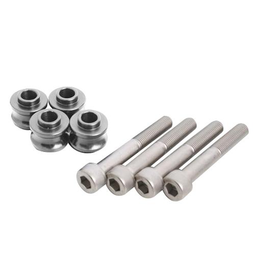 GALE SPEED(ゲイルスピード) オフセットカラー12.5mm&amp;クロモリキャップボルト シルバ...