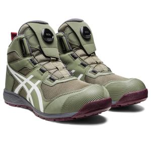 アシックスジャパン ウィンジョブ 安全靴 CP216 ブラック/ネオンライム