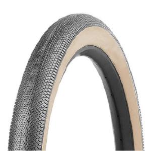 VEE Tire(ビータイヤ) 自転車 タイヤ SPEEDSTER for KIDS(color tires) 12×2.0 H/E ブラック/ベージュ タイヤのみ｜partsdirect